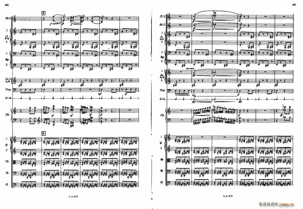 Bartok SZ 83 Piano Concerto No1 Full Score ()13