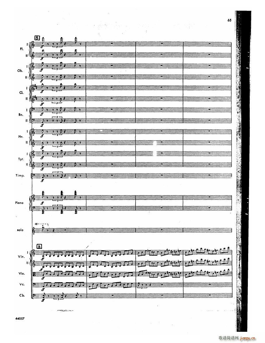 Barber op 14 Violin Concerto Score ()24
