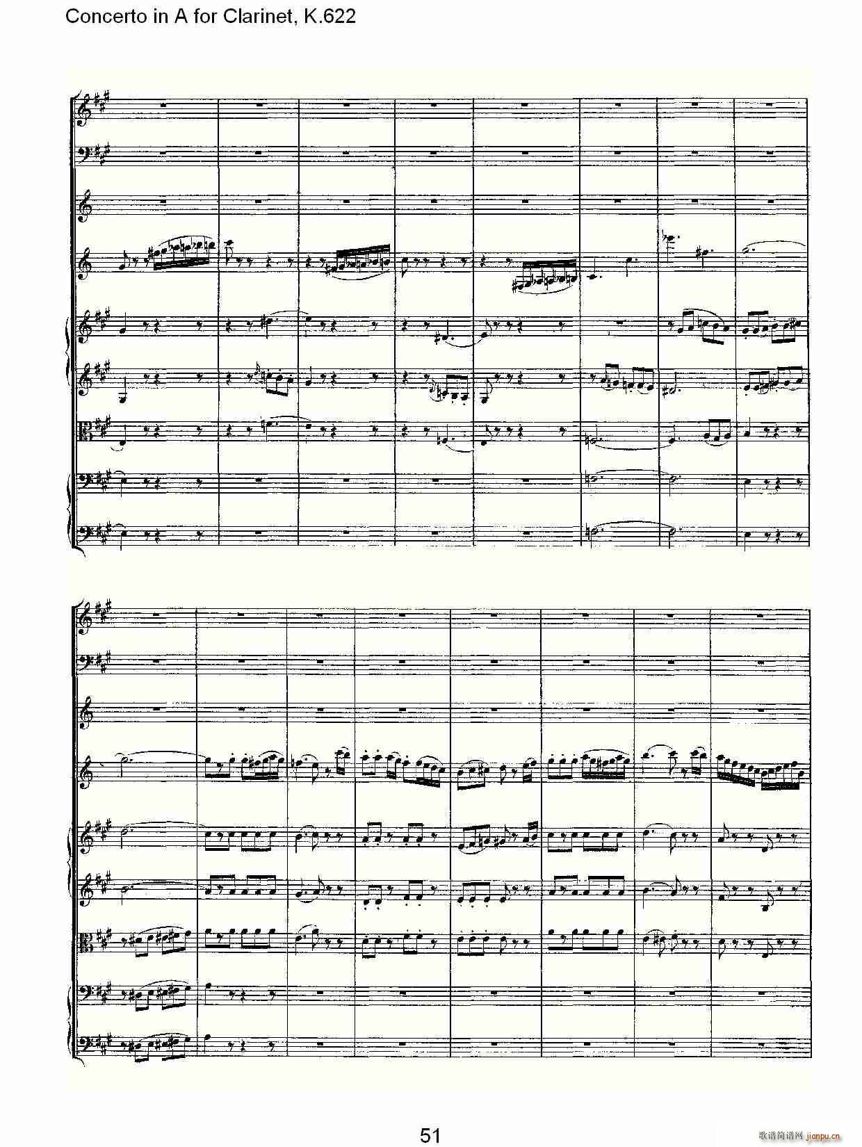 Concerto in A for Clarinet, K.622(ɹ)23