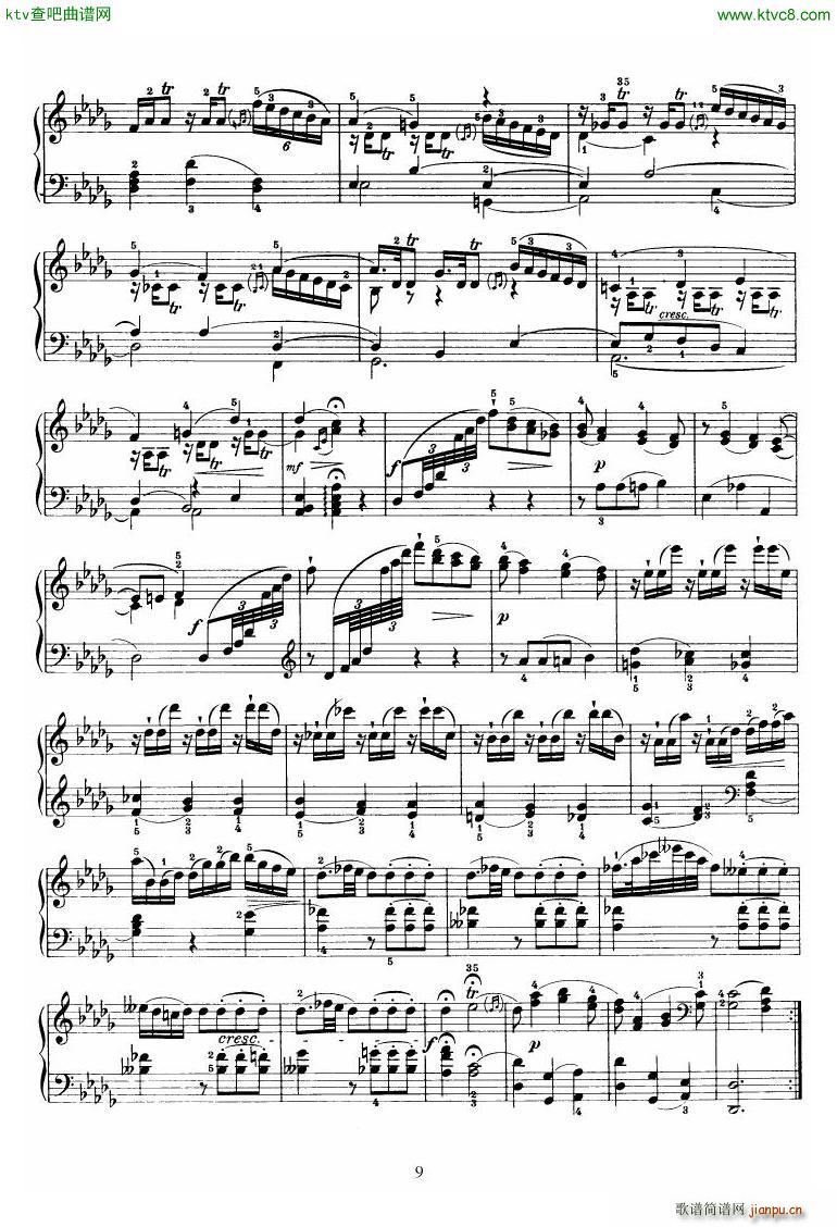 Piano Sonata No 46 in Ab()9