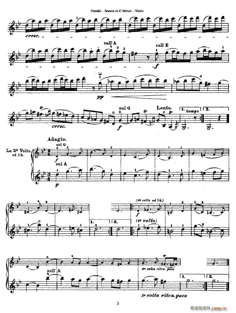 Sonata in G Minor(ʮּ)3