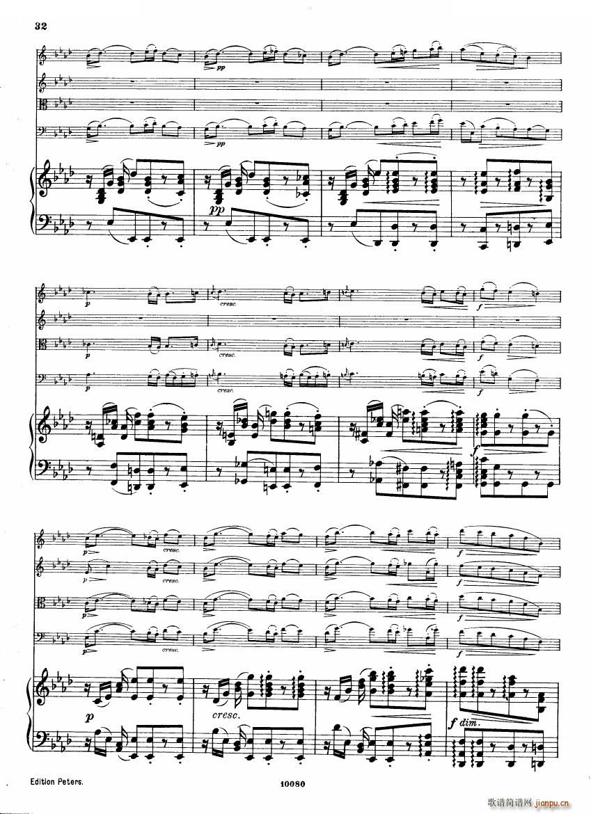 Brahms op 34 Piano Quintet f minor score һ()31