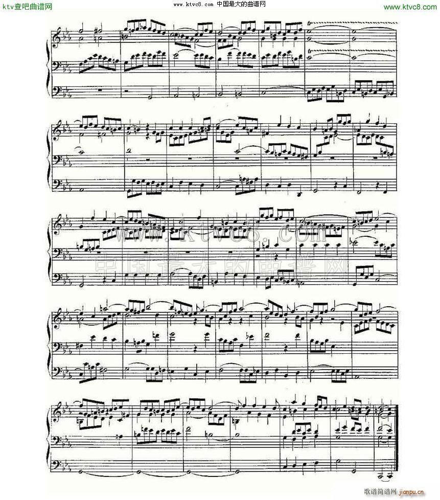 Fantasia and Fugue in C Minor BWV 537 ܷ(ʮּ)7
