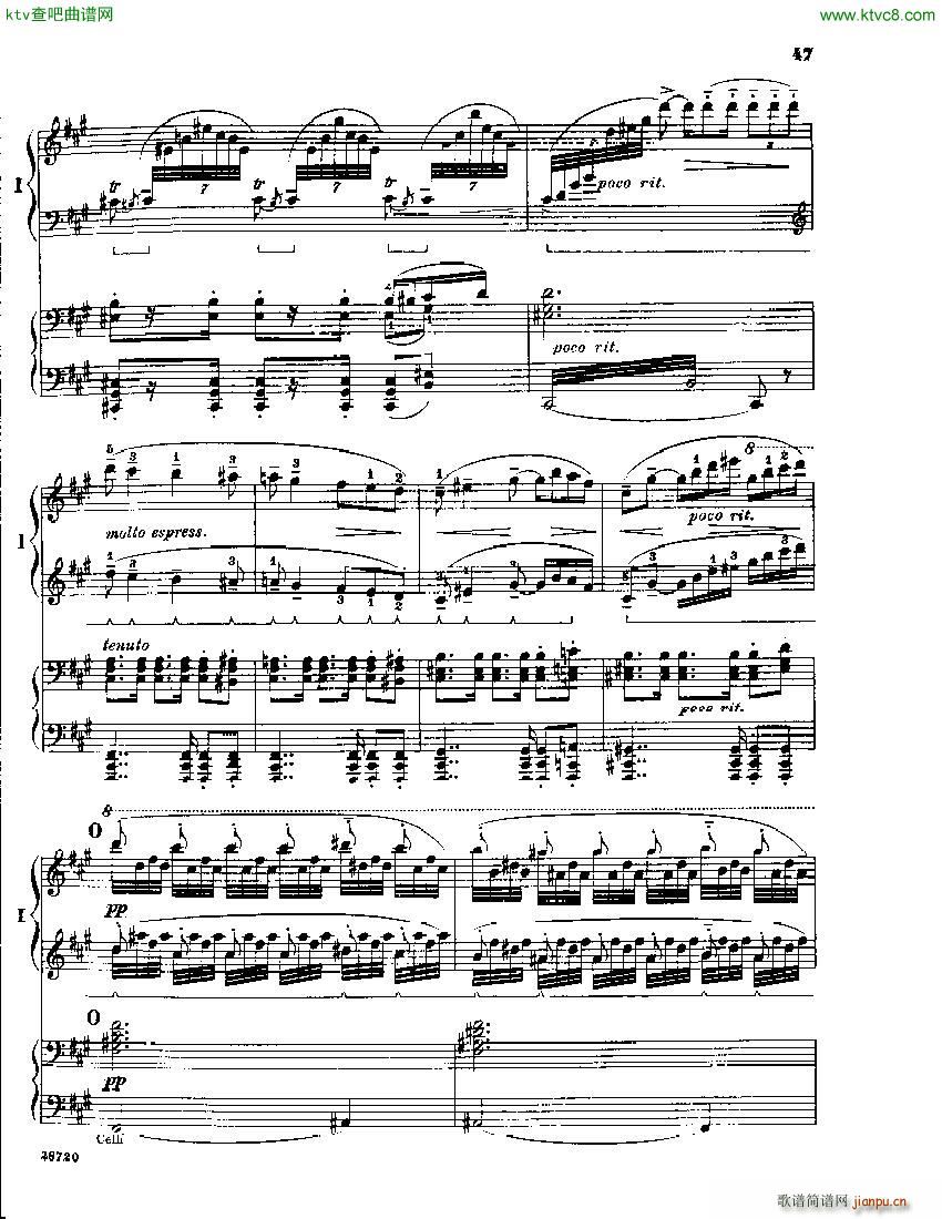 Franck Les Djinns 2 Piano Reduction()45
