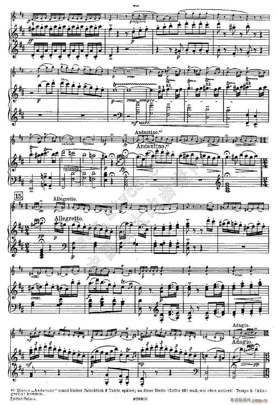 Mozart Violin Sonata No 3 KV 306 С(С)22
