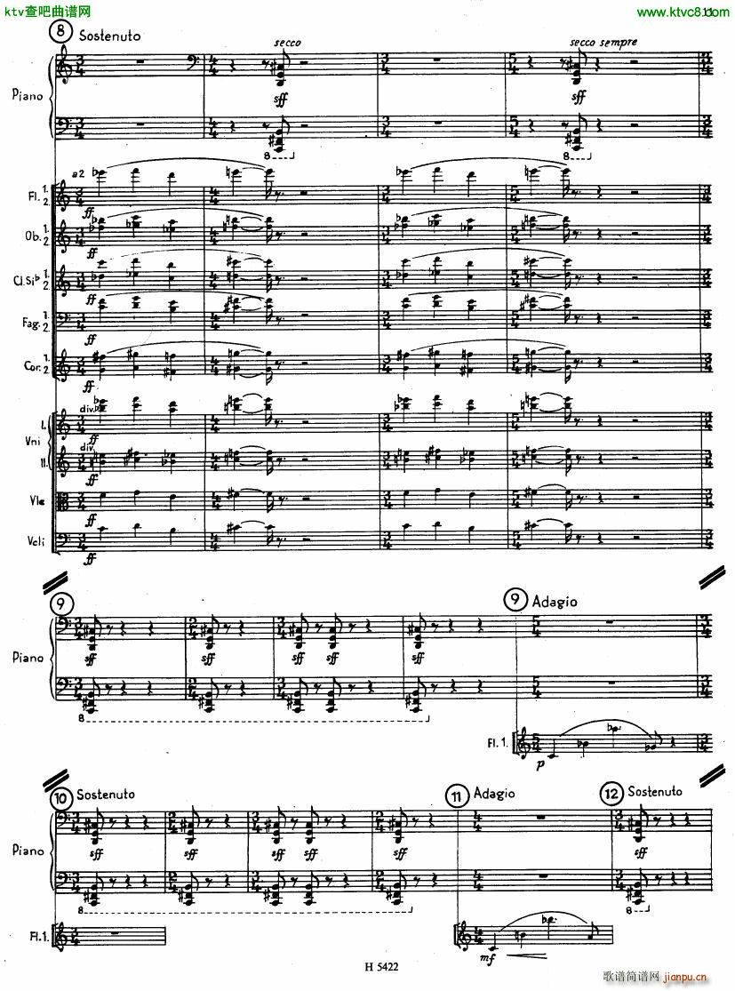 Fiser concerto da camera for piano full score()9