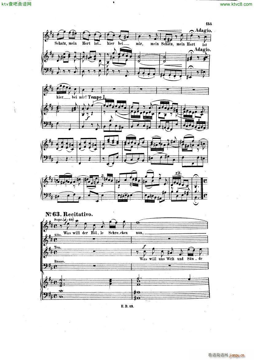 Bach JS BWV 248 Christmas Oratorio No 62 64()6