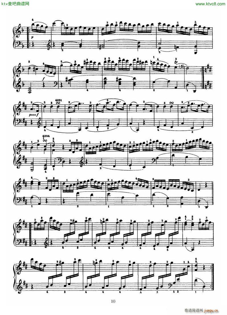 Haydn Piano Sonata No 33 In D()10