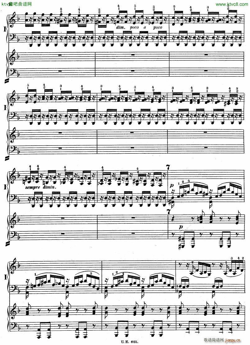 Bach JS BWV 1052 Keyboard Concerto in d ed R ntgen()17