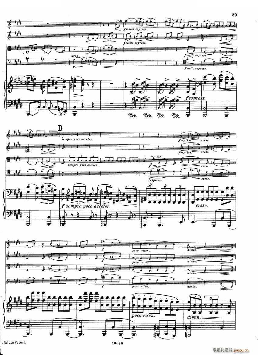 Brahms op 34 Piano Quintet f minor score һ()28