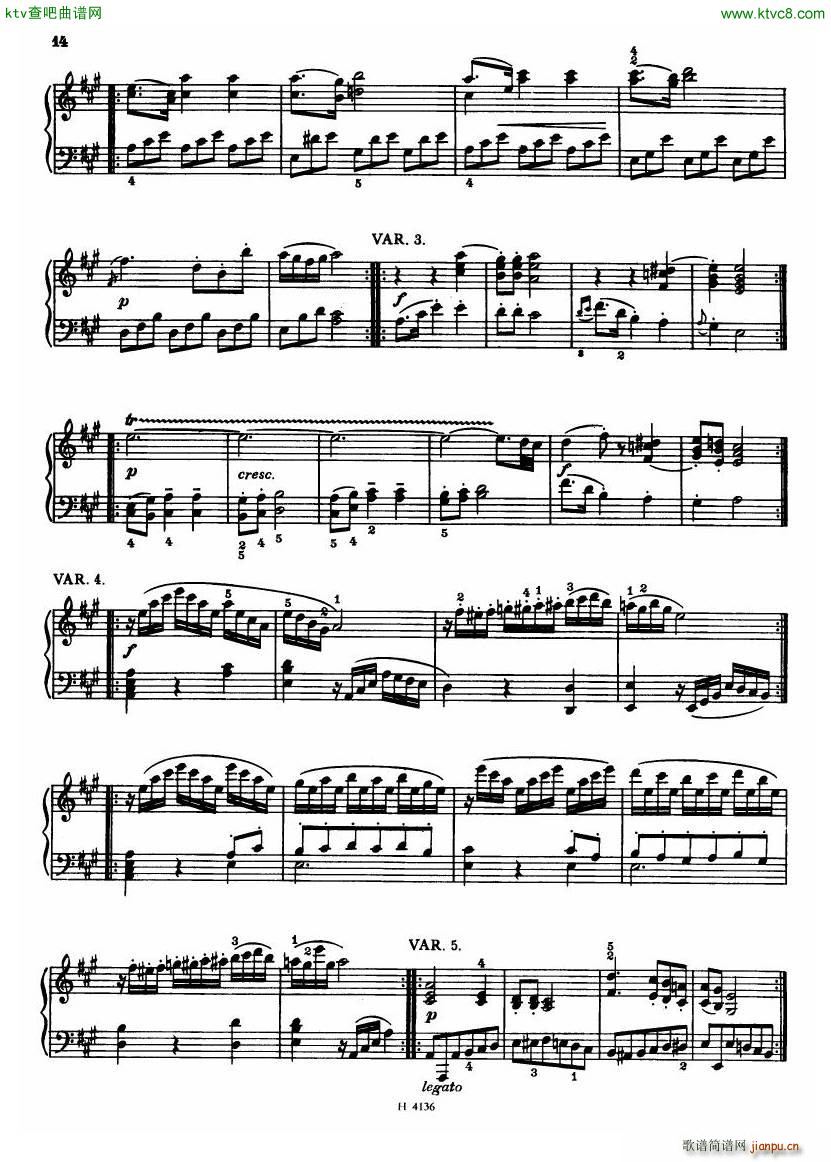 Czech piano variations from 18th century()12