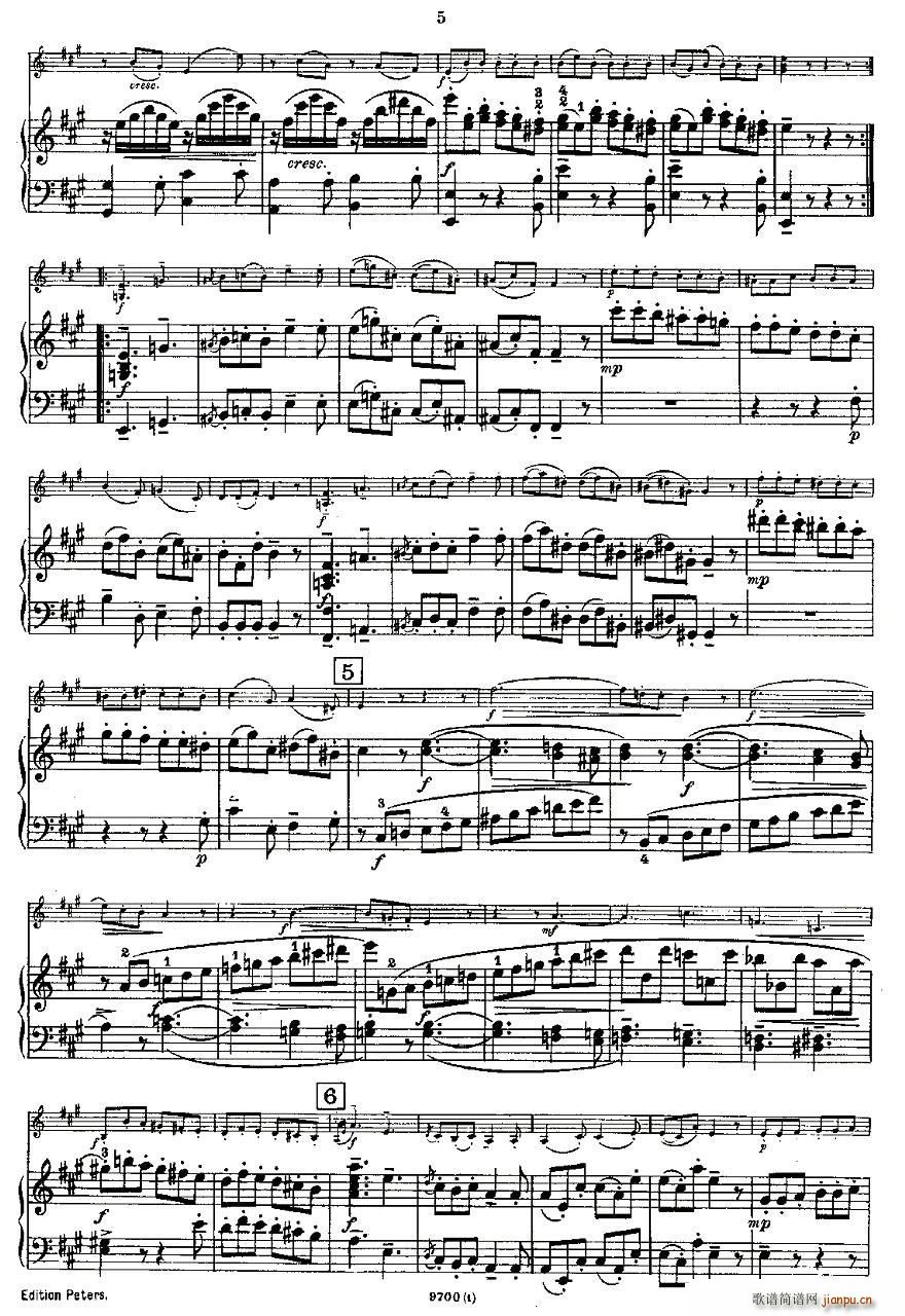 Mozart Violin Sonata No 1 KV 305 һС(С)5