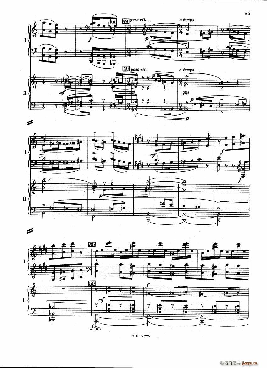 Bartok SZ 83 Piano Concerto 1 2p reduct ()42