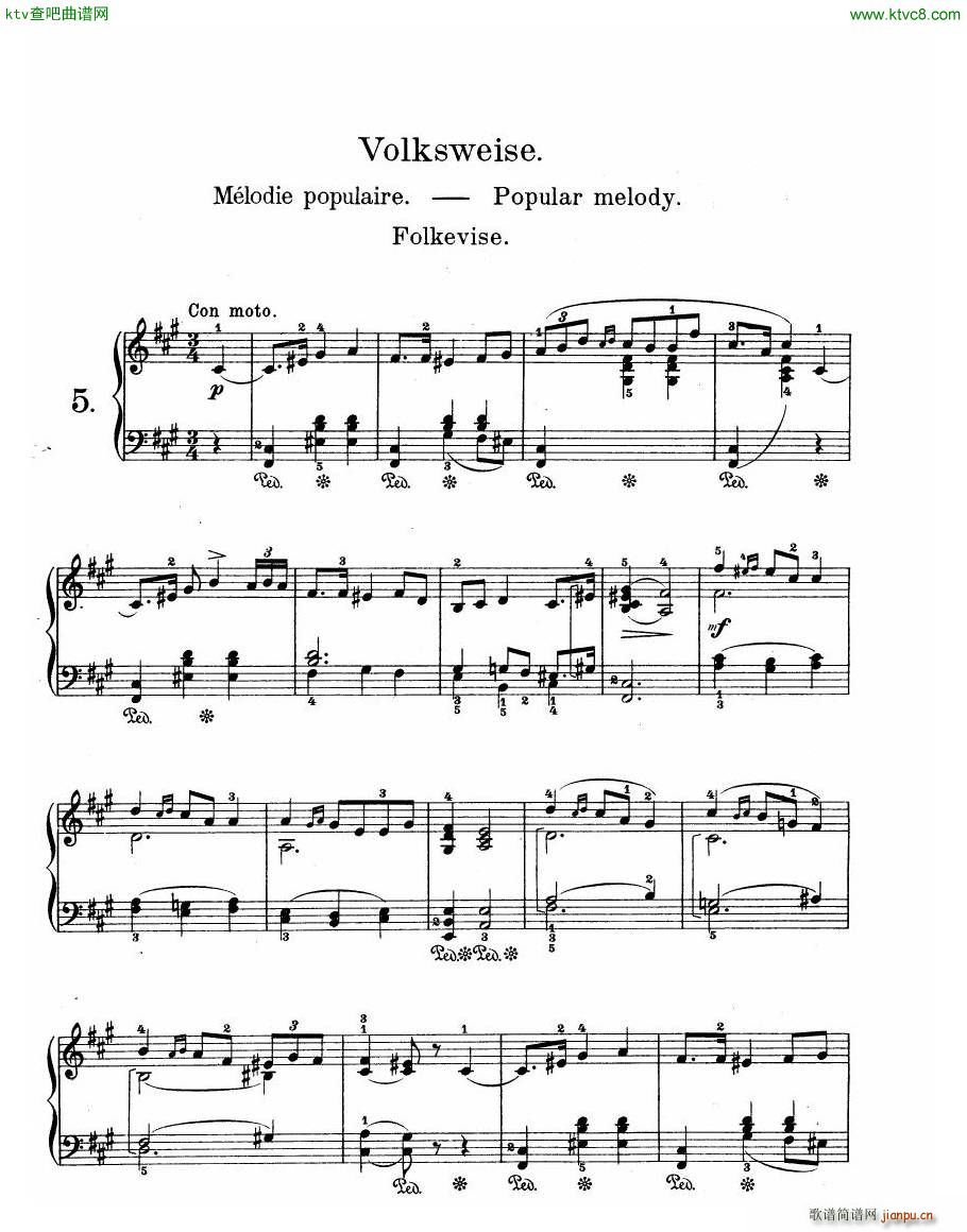 Grieg Lyric Pieces Op 12()8