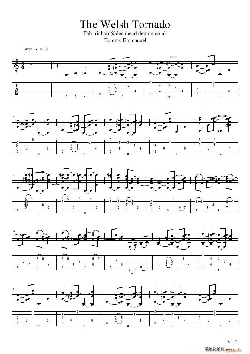 tommy emmanuel the welsh tornado ָ()1