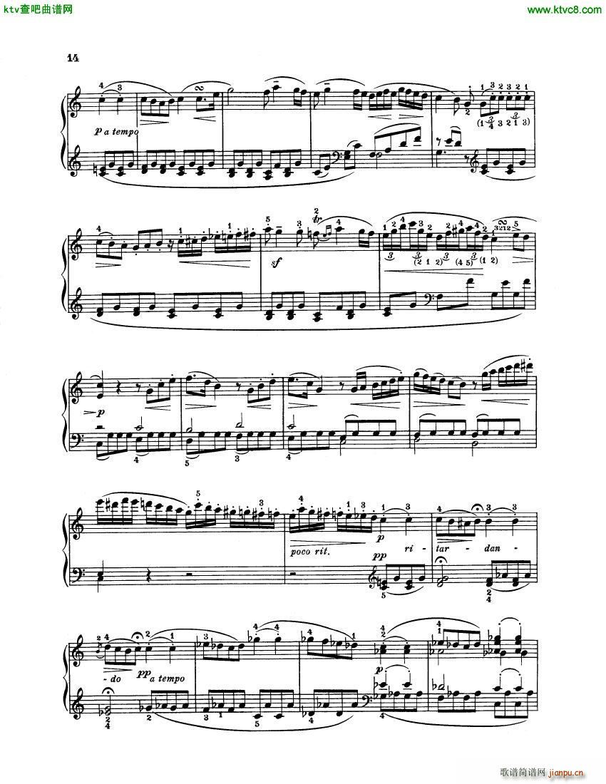 Beethoven op 51 no 1 Rondo in C major()13