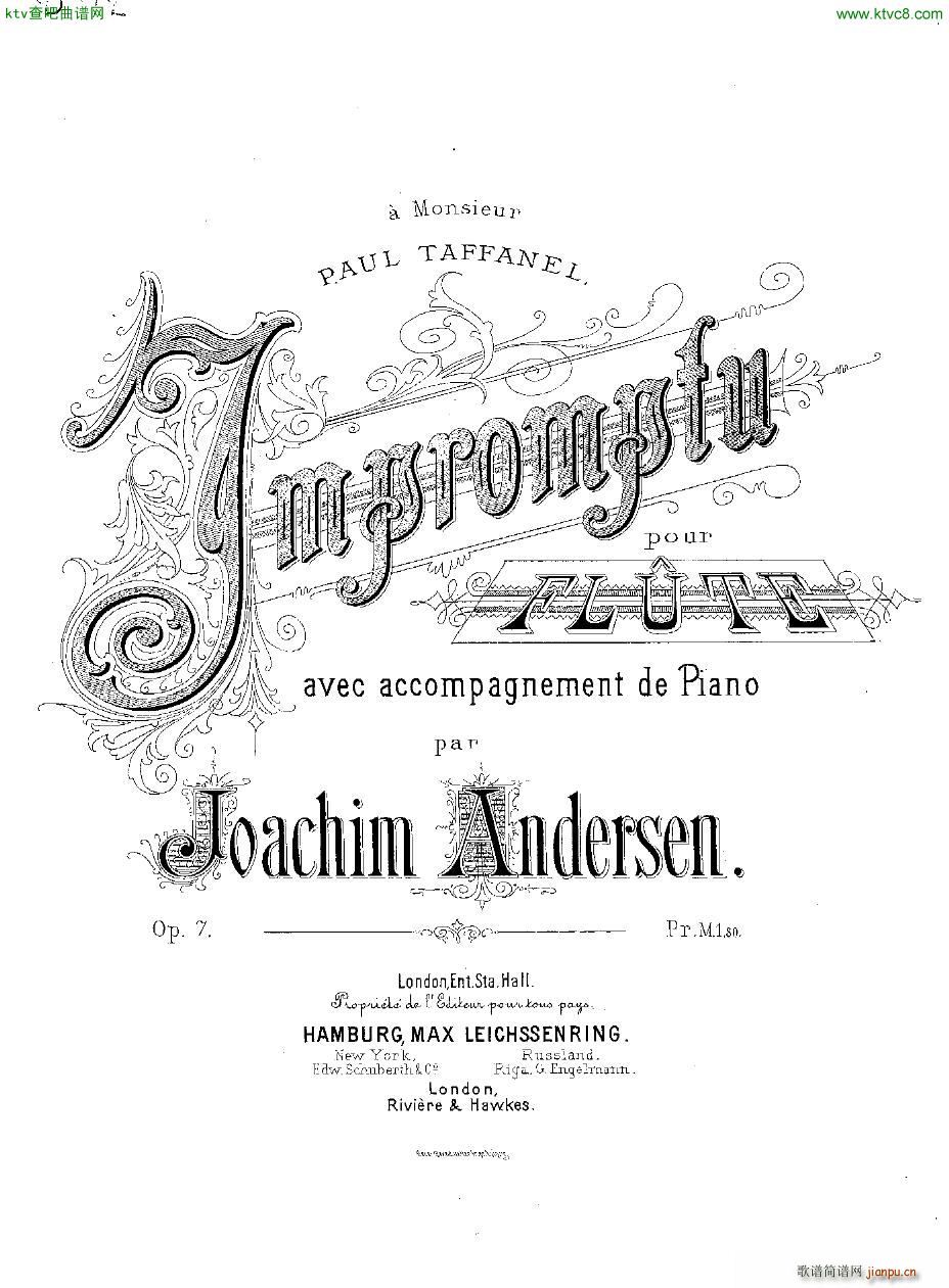 Andersen op 7 Impromptu fl pno()1