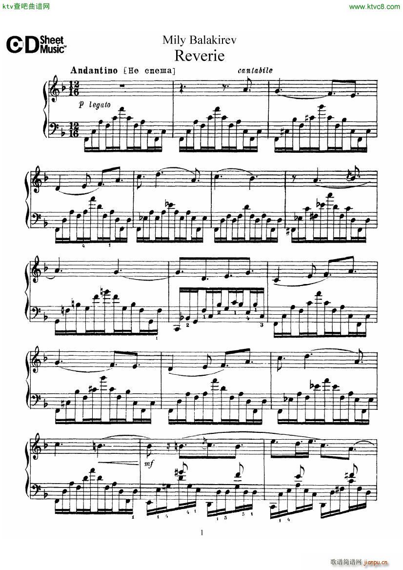 Balakirev Reverie()1