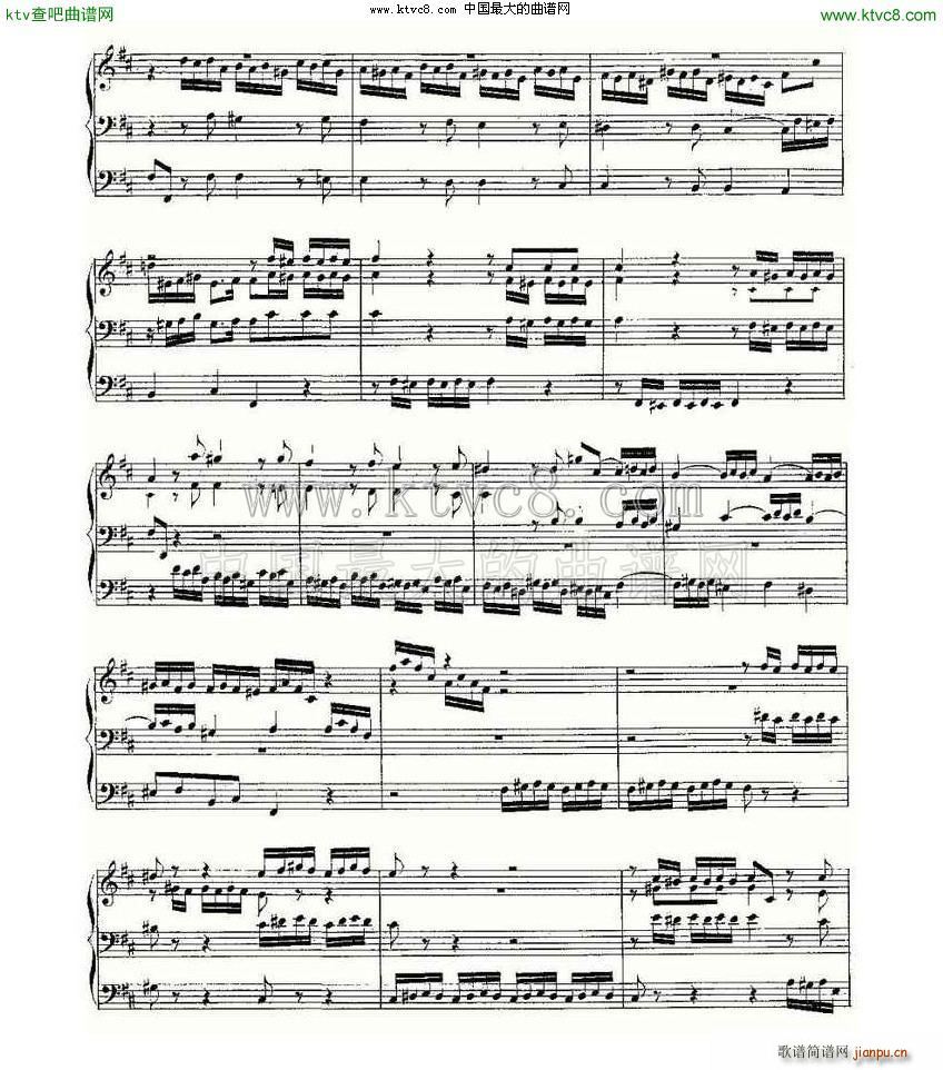 Prelude and Fugue in D Major BWV 532 ܷ(ʮּ)9