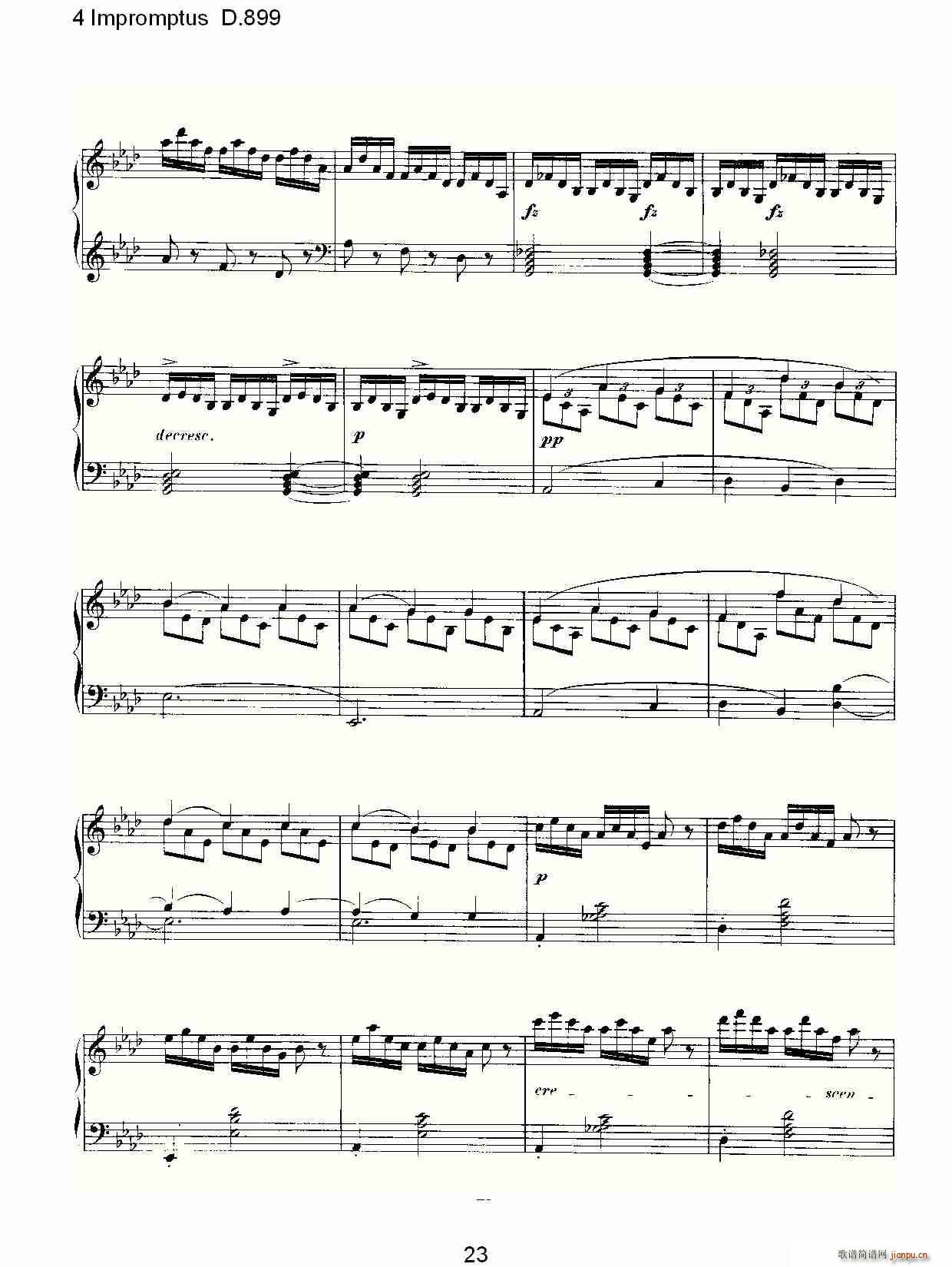 4 Impromptus D.899(ʮּ)23