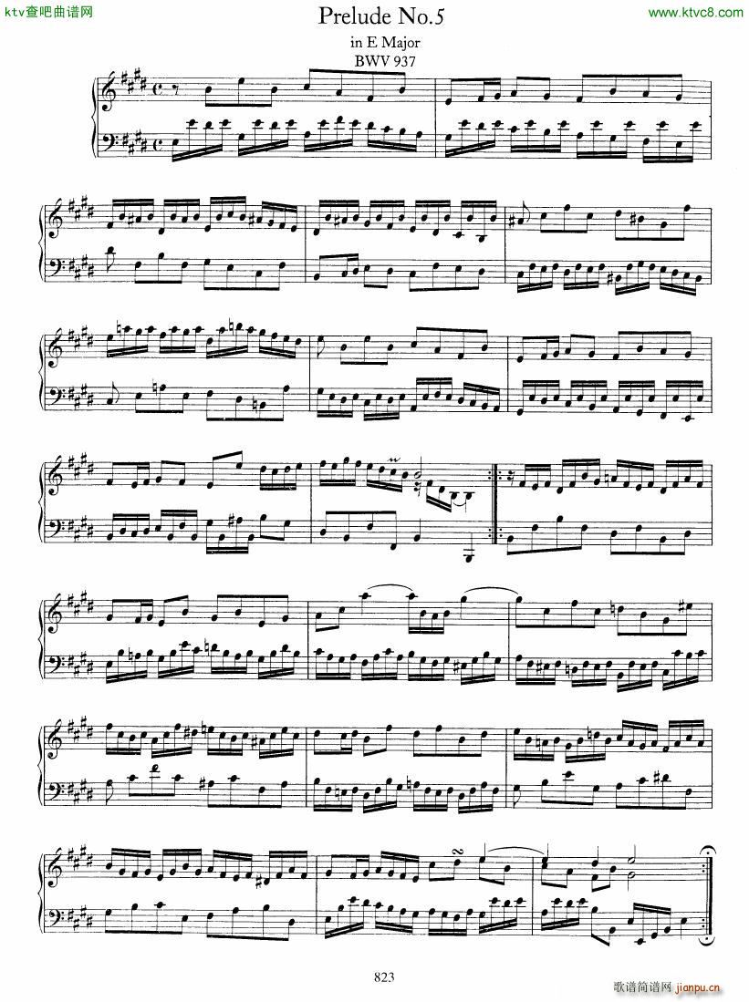 Bach JS BWV 933 938 6 Preludes()6