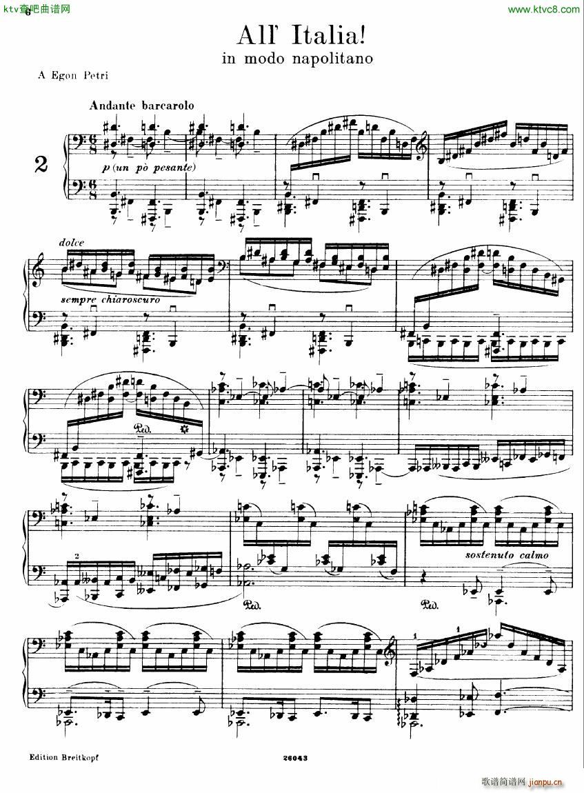 Busoni 1 Elegy No 2()1