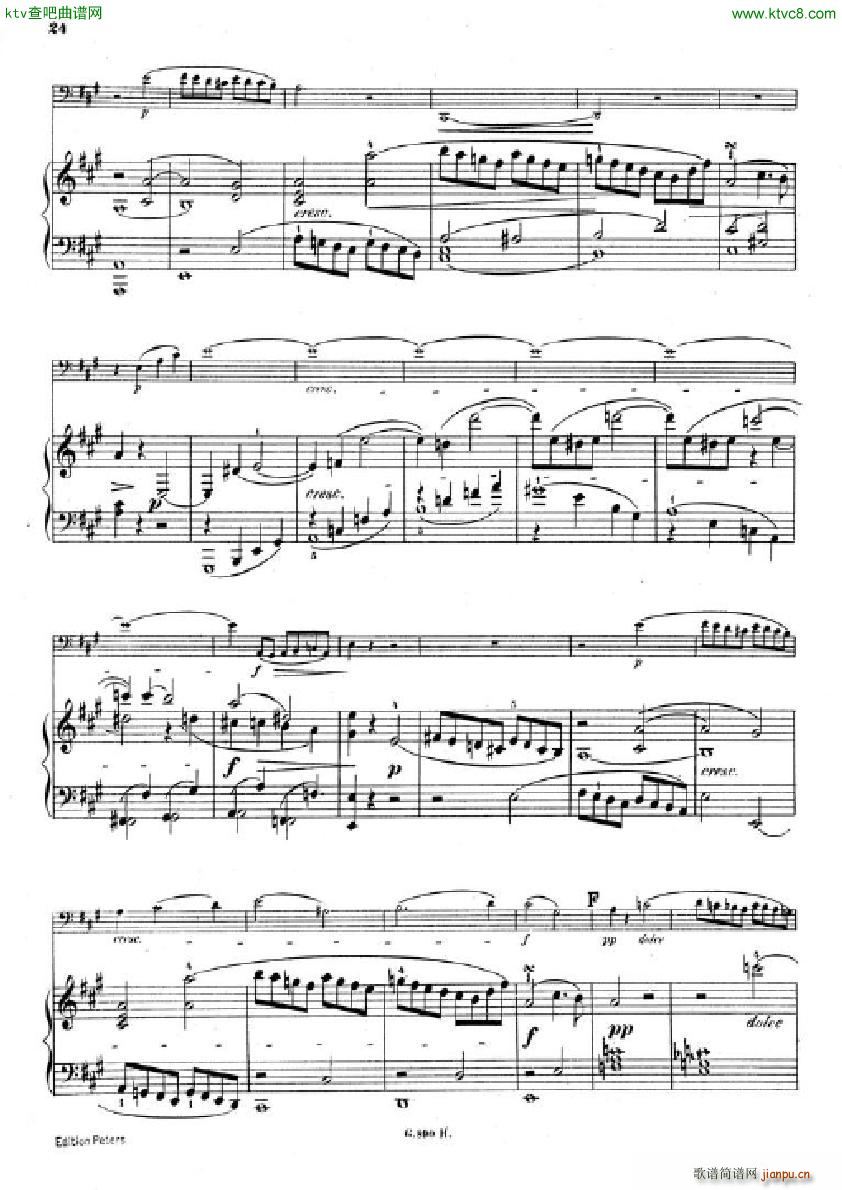 Hummel Sonata for cello and piano()22