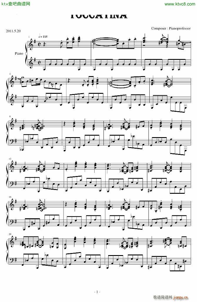 Toccatina in G Major()1