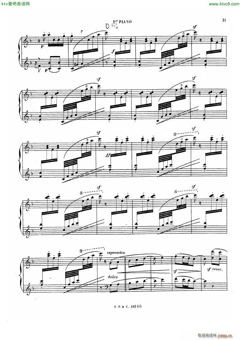 Chabrier Espana for two pianos()11
