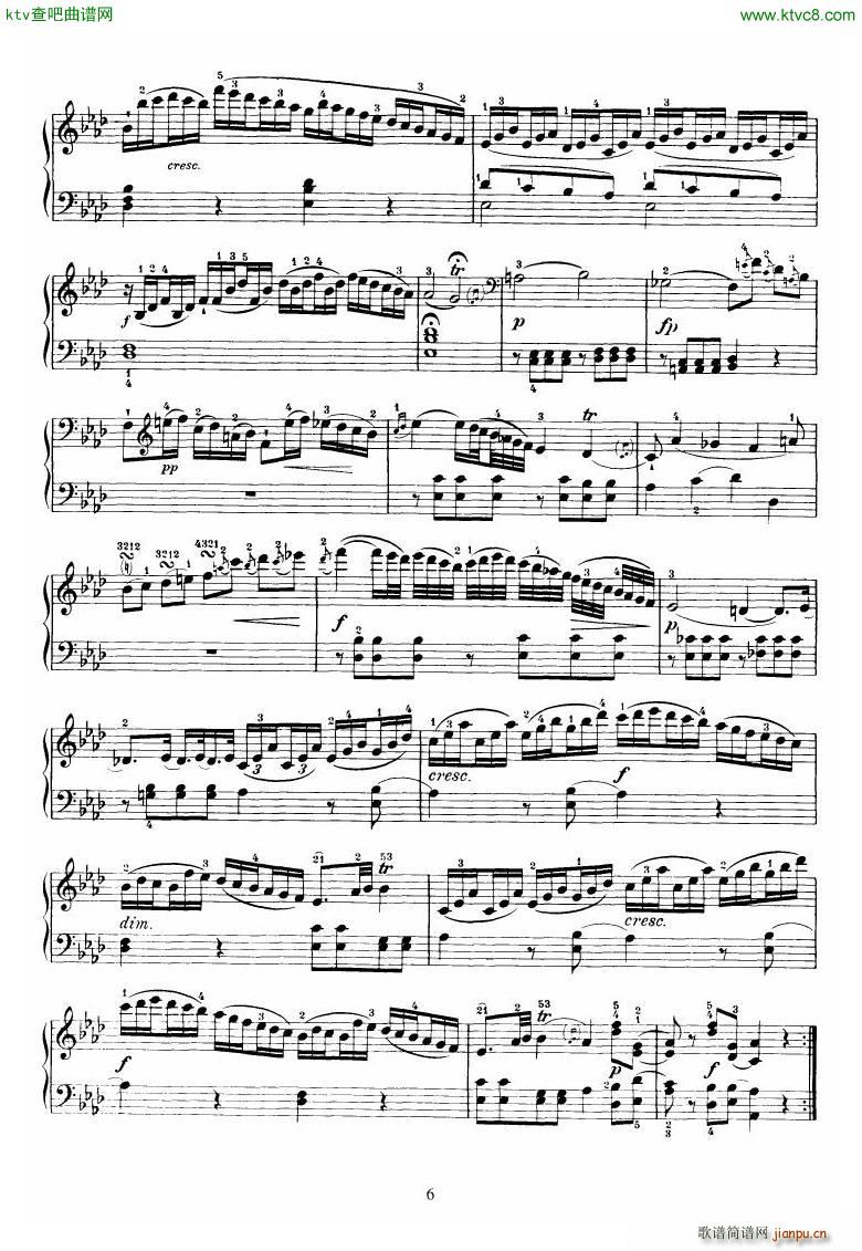 Piano Sonata No 46 in Ab()6