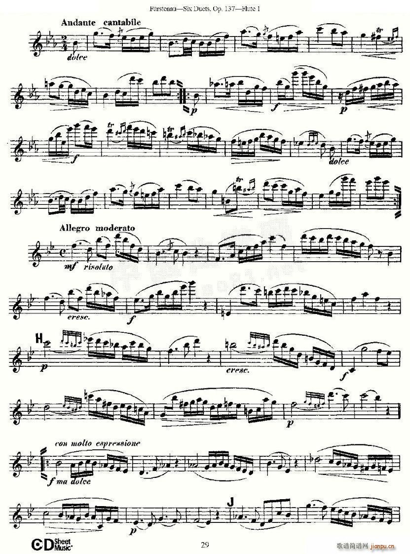 Six Duets Op 137 ֮  Ʒ 137 ͭ()5