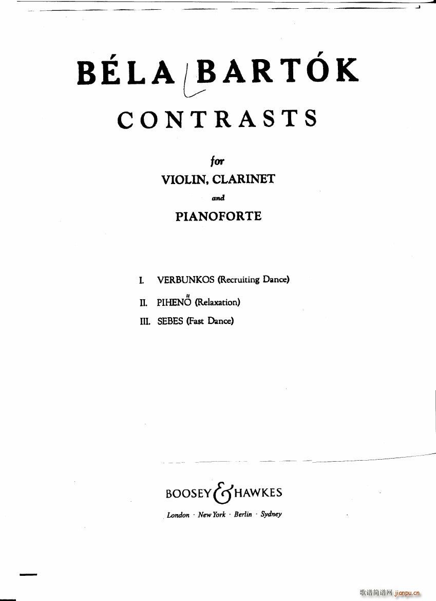 Bartok SZ 111 Contrasts pianoscore()1