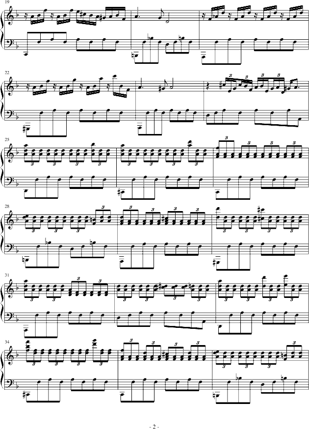 安魂曲-钢琴谱(钢琴曲)-吴越 歌谱简谱网