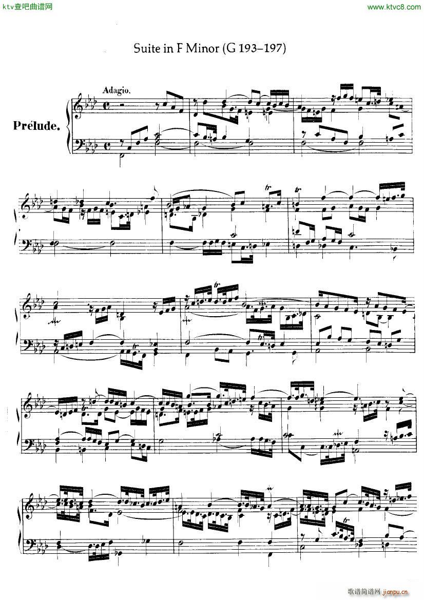 Handel Suite in F minor G193 197()1