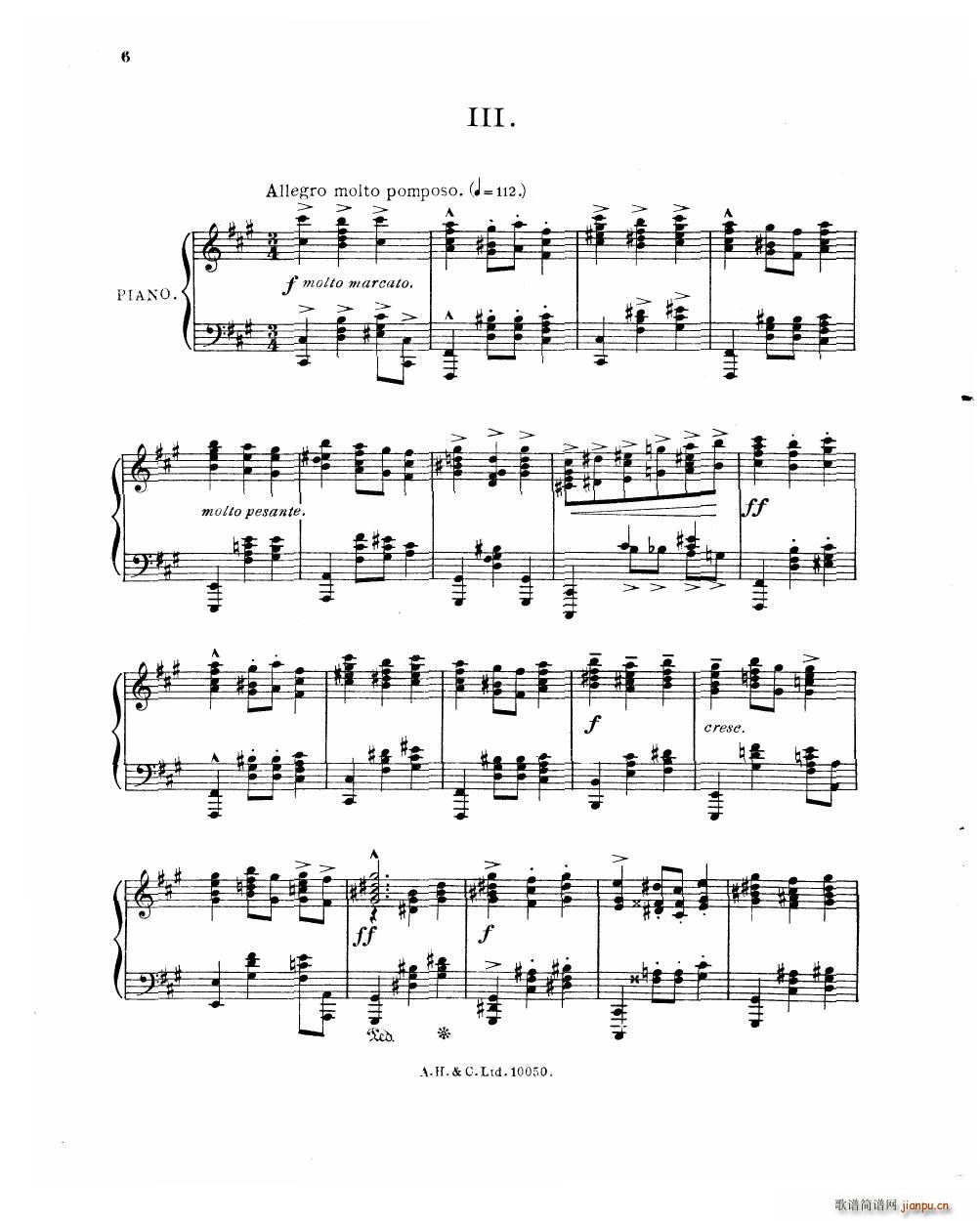 Bowen Serious Dances for piano Op 51()8