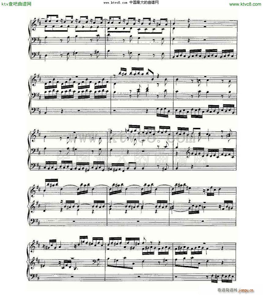 Prelude and Fugue in D Major BWV 532 ܷ(ʮּ)8