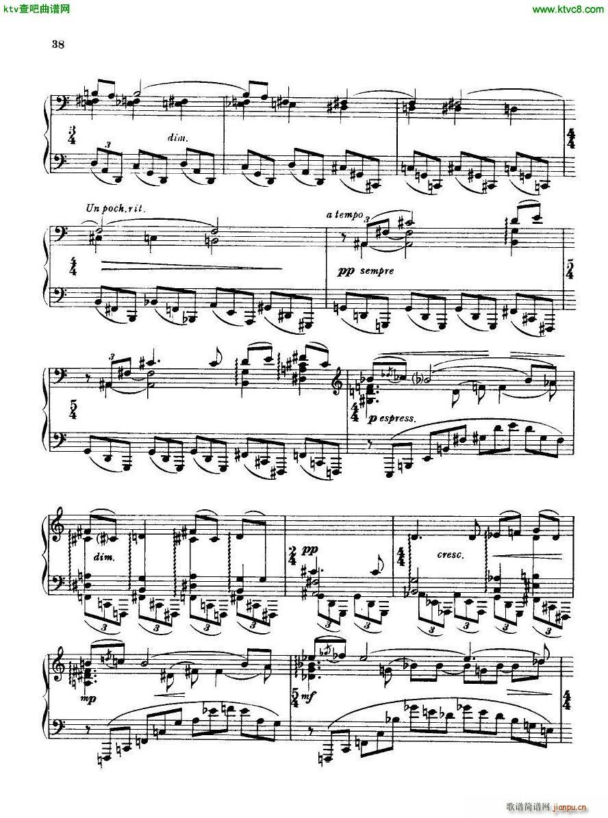 Bridge H160 Piano Sonata 1923 4()38