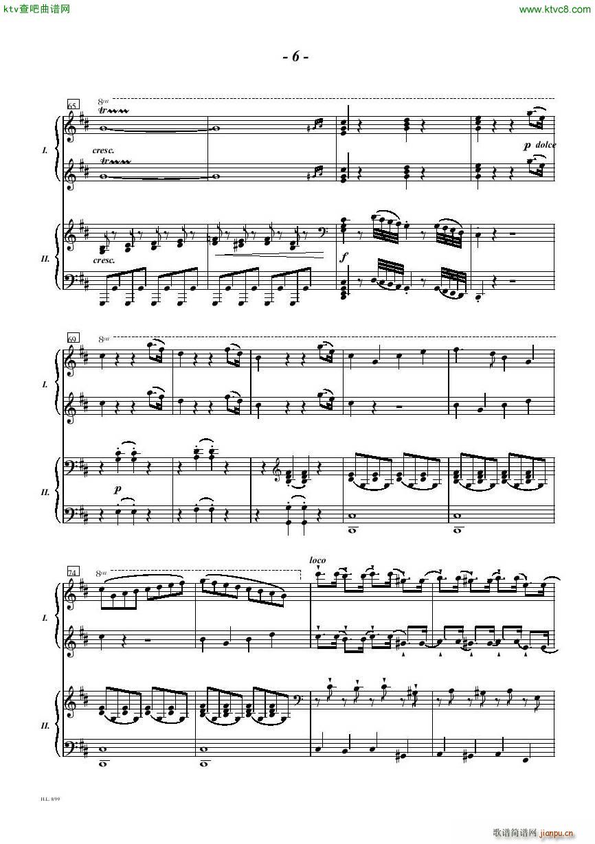 Diabelli Sonata Op33 For Two Pianos()6