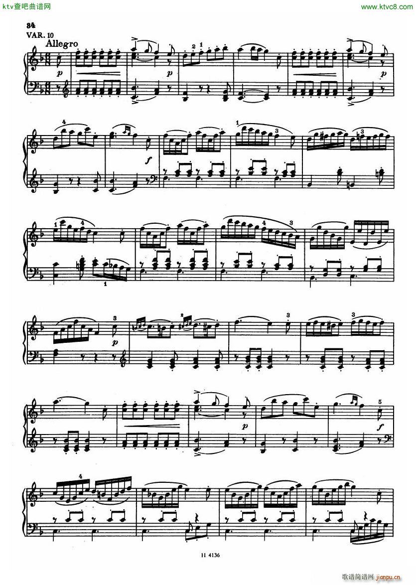 Czech piano variations from 18th century()32
