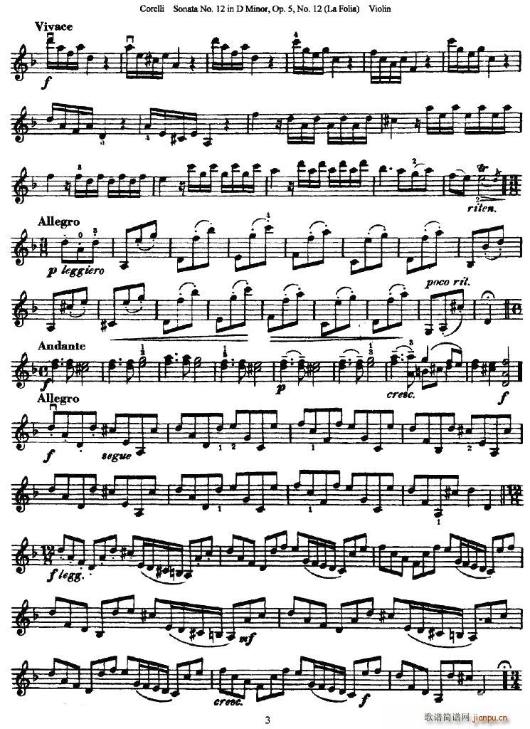 Sonata No.12 in D Minor(ʮּ)3