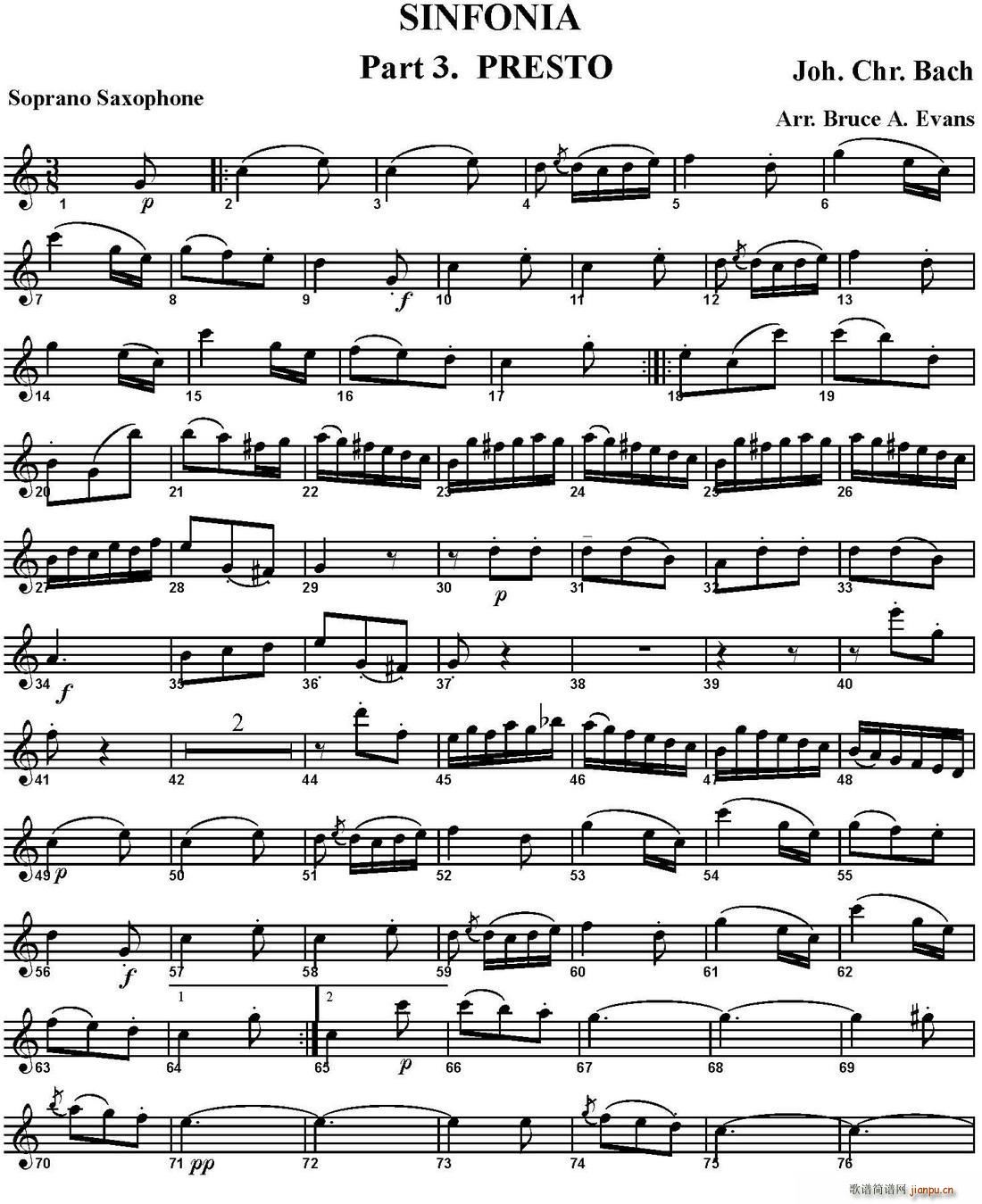 SINFONIA Part 3 PRESTO  ˹()1