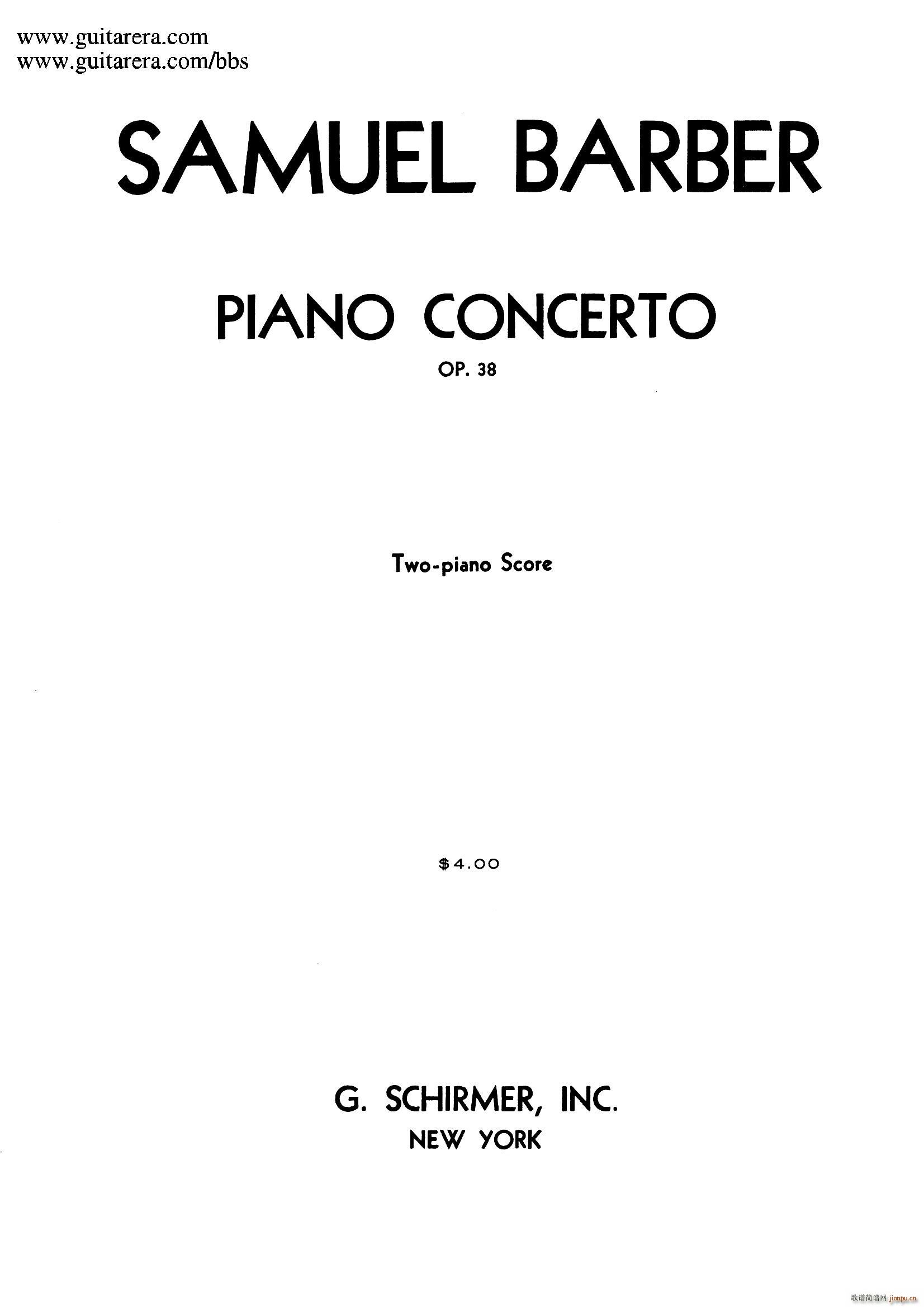 Piano Concerto Op 38 Э ˫ ()1