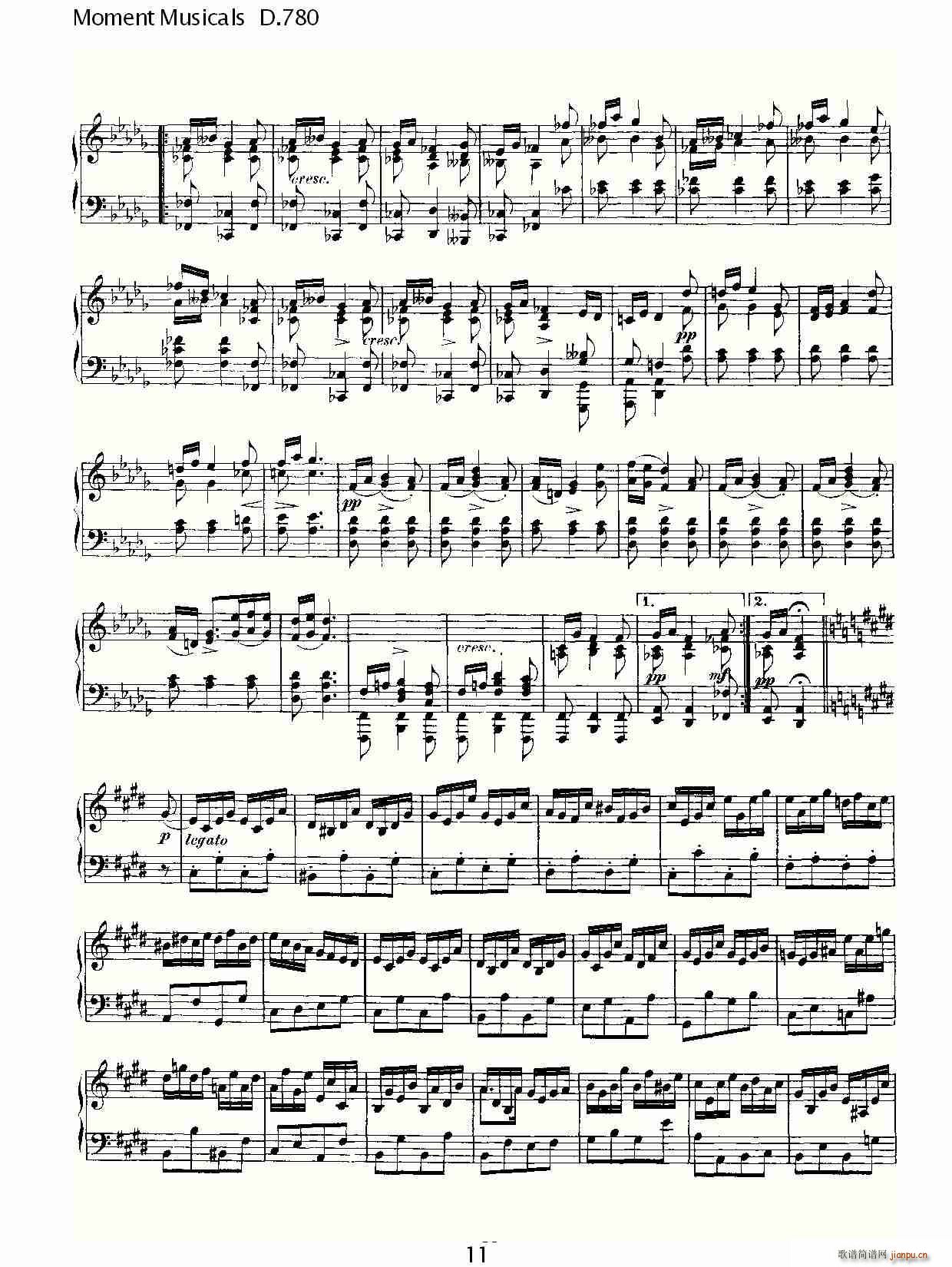 Moment Musicals D.780(ʮּ)11