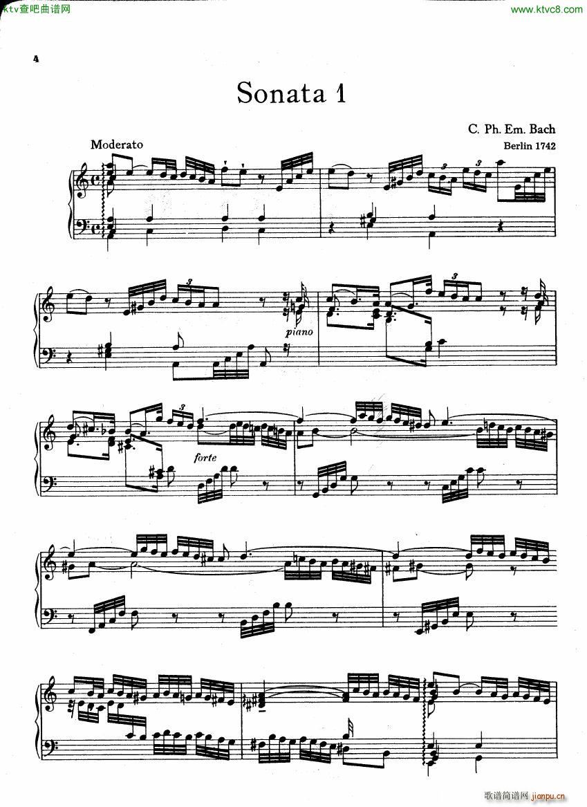 Bach CPE 6 Wurttemberg Sonatas()1