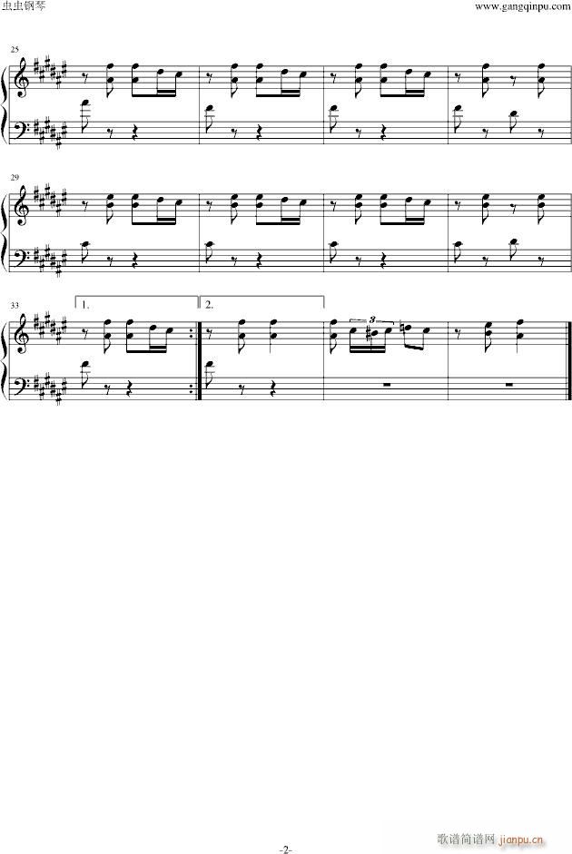 钢琴谱 > 踩到猫儿(拜尔练习曲八)艺术家/歌手/词曲:  拜厄    我是幻