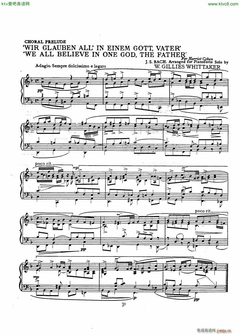 Bach JS A transcription book for Harriet Cohen()34