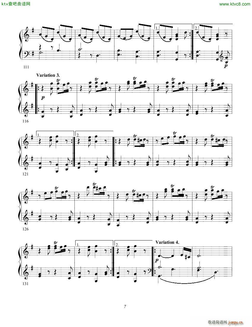 Clementi op 1a No 3 Sonate G major()7