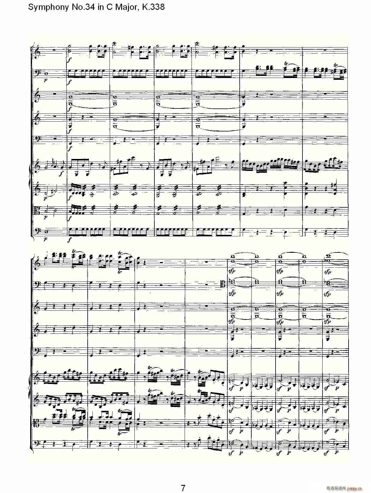 Symphony No.34 in C Major, K.338(ʮּ)7