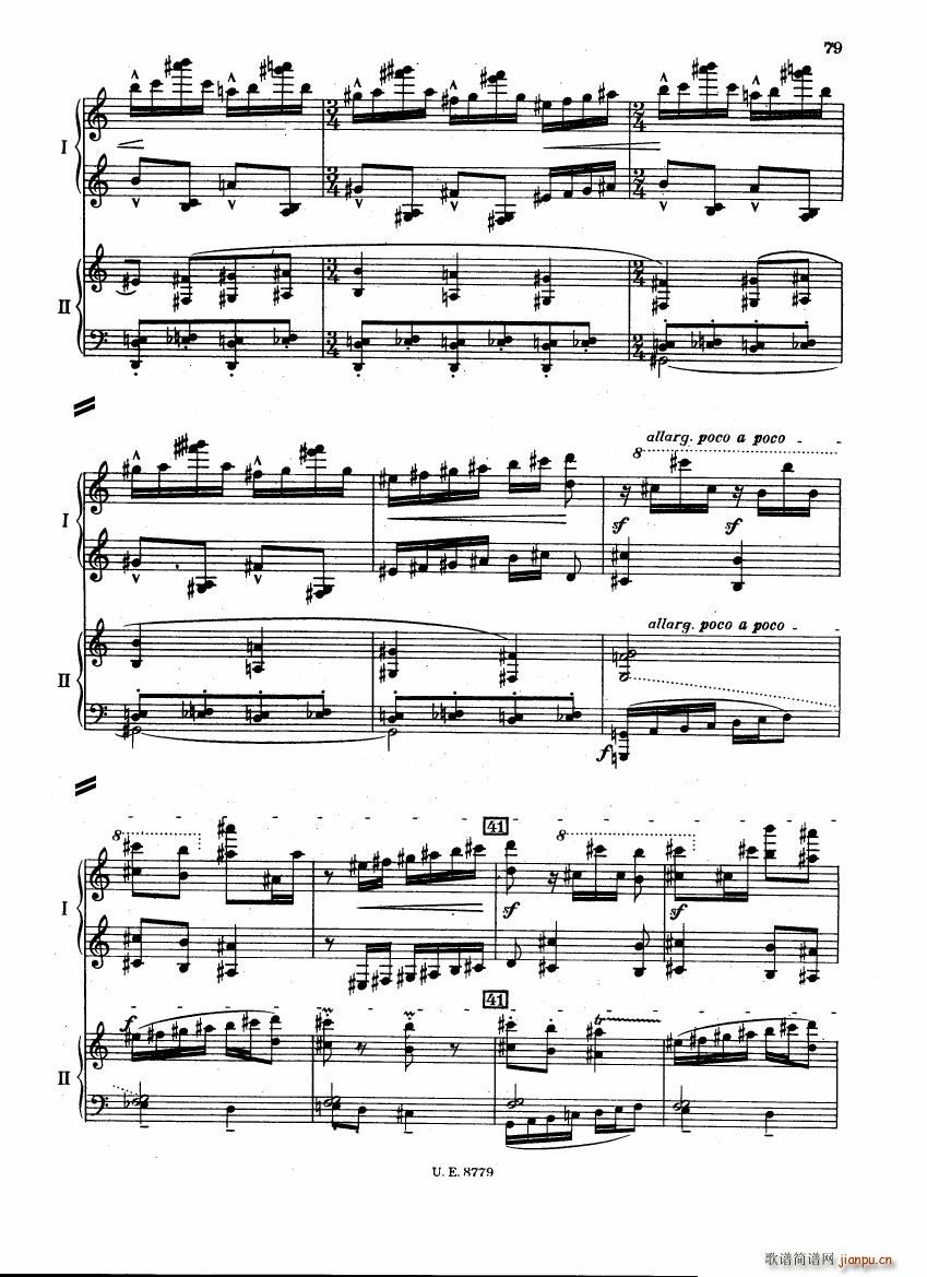 Bartok SZ 83 Piano Concerto 1 2p reduct ()36