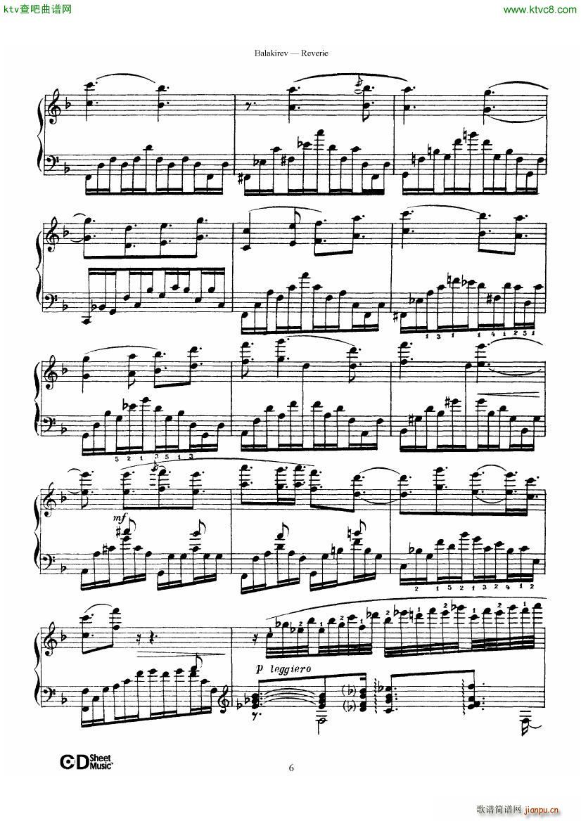 Balakirev Reverie()6